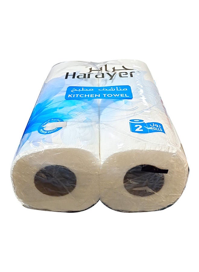 Harayer Kitchen Roll 70 sheets Twin Pack
