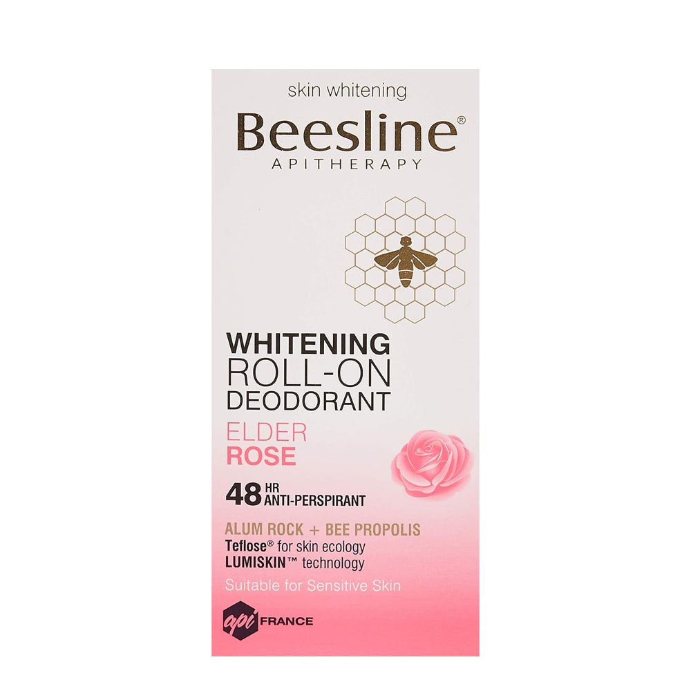 Beesline Whitening Roll On Fragranced Deo Elder Rose 50ml