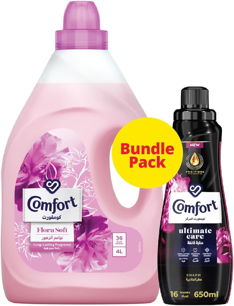 Comfort Dilute Floral Soft 4L + Fabric Conditioner Charm 650ML