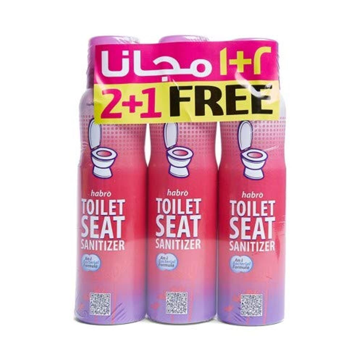Habro Toilet Seat Sanitizer 150ml (2+1) Free