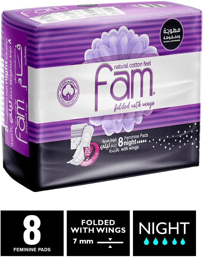 FAM FOLDED WITH WINGS 8 NIGHT