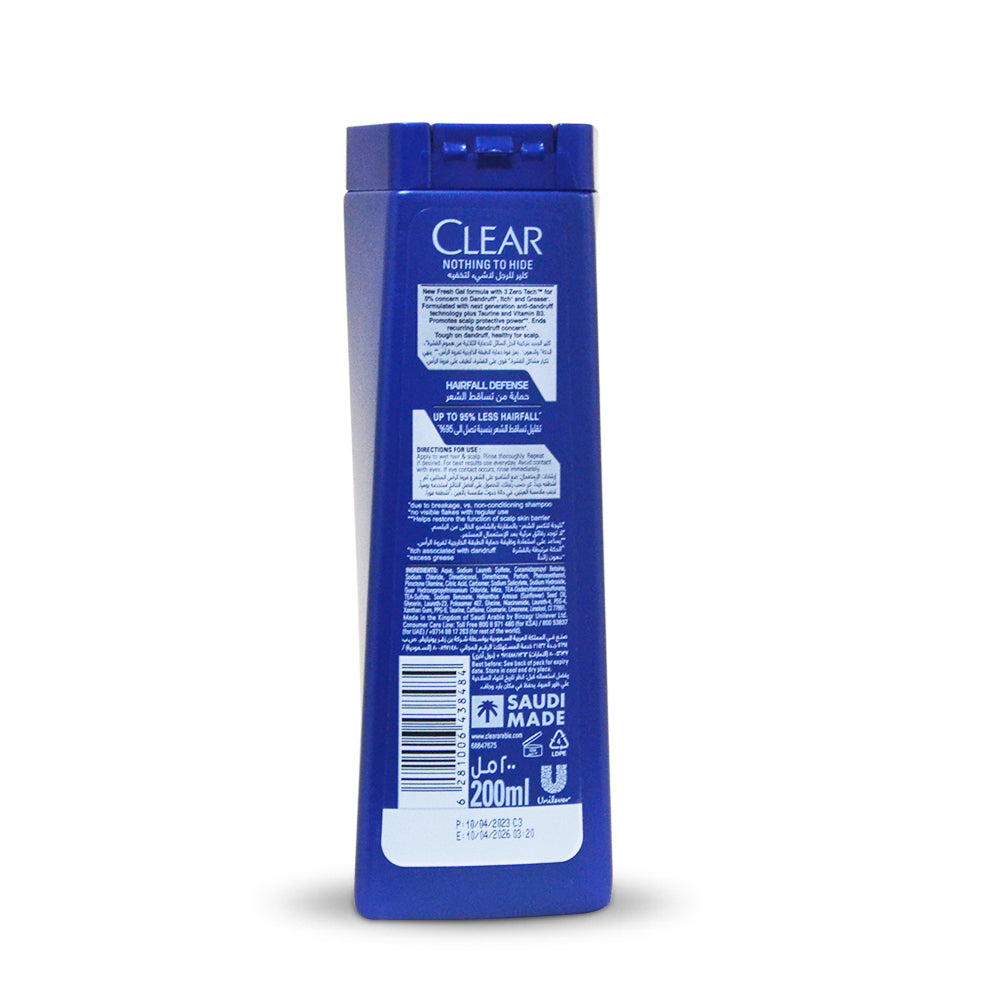 Clear Shampoo Hair Fall Defence 200ml
