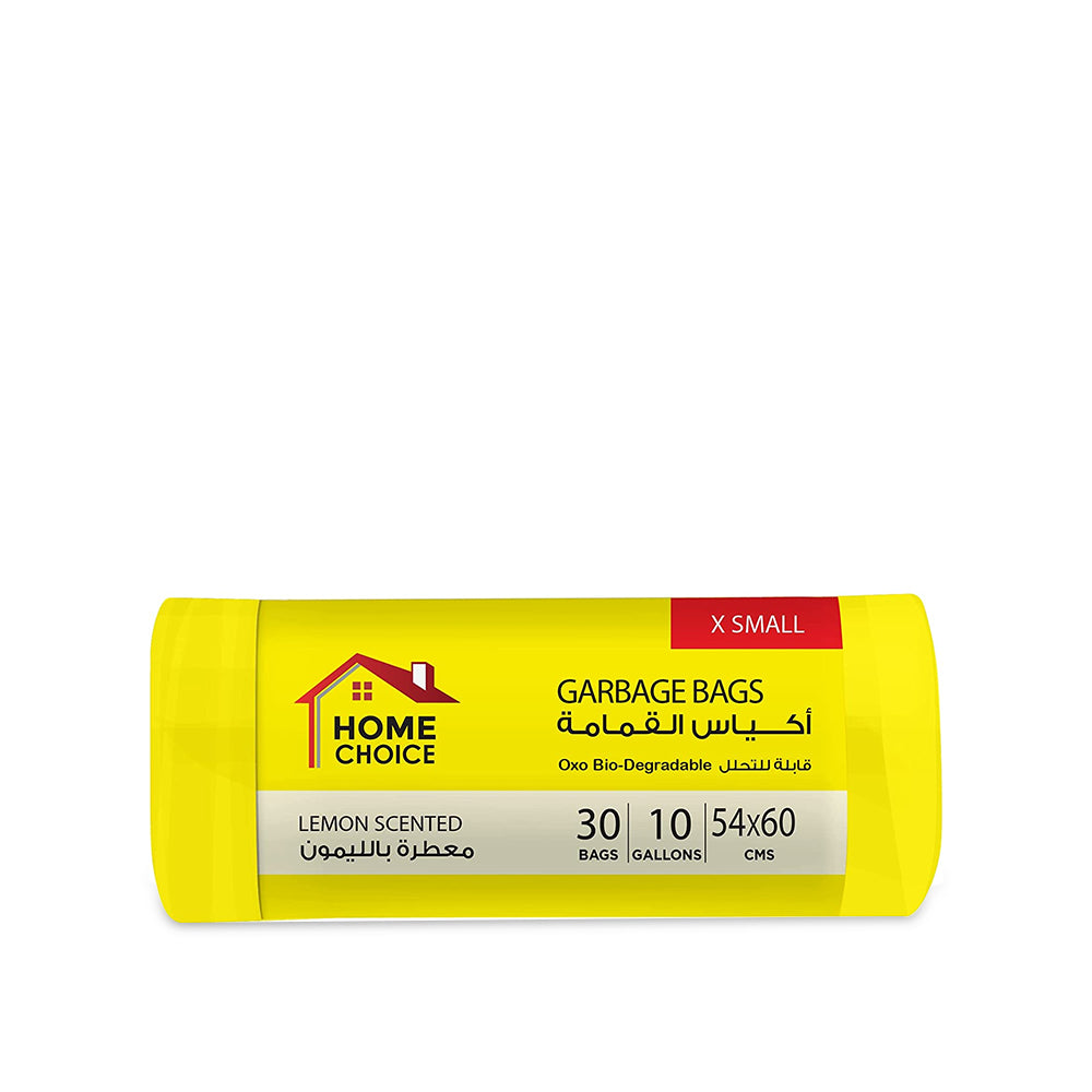 Garbage Bag Drawstring XS Home Choice - Lemon | 54X60