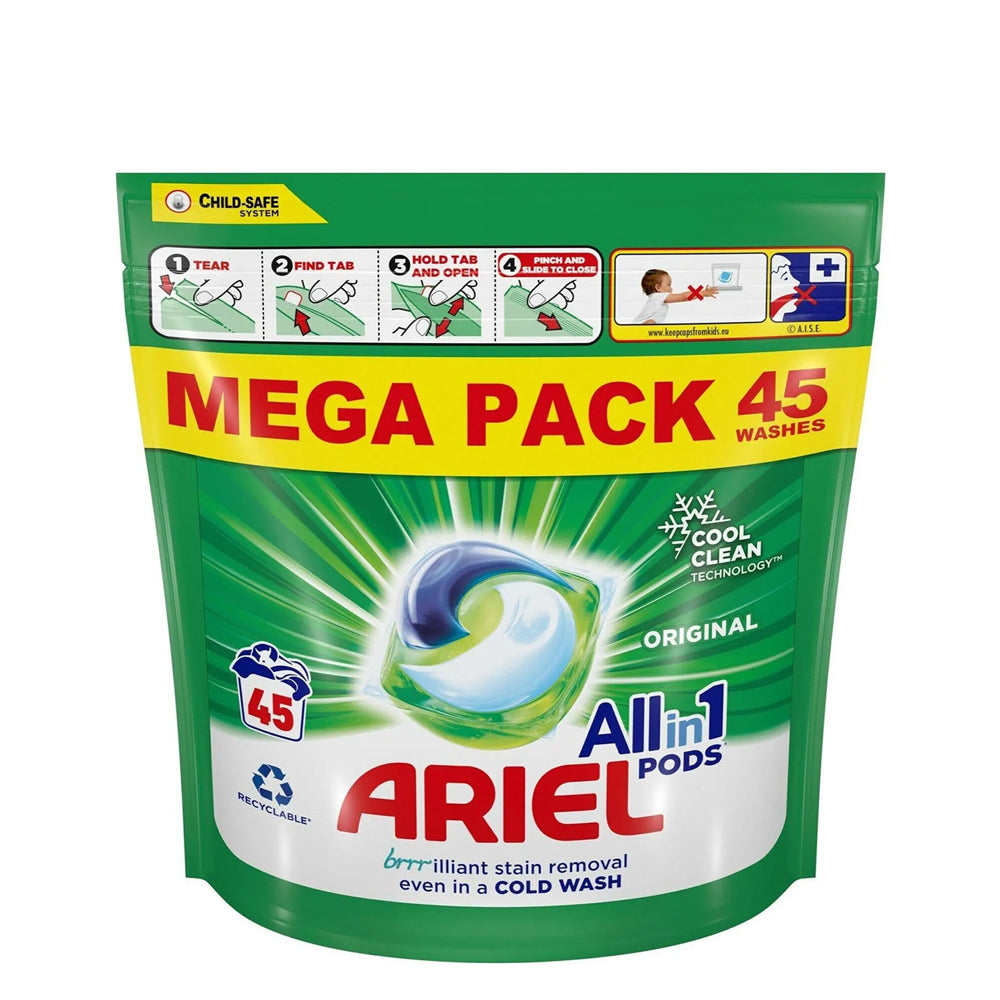 Ariels All in One  Pods 45 Wash 1134GM
