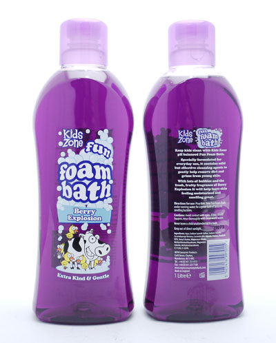 Kid Zone Foam Bath Berry Explosion 1L