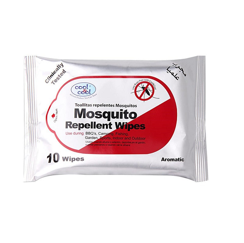 C&C Mosquito Repellent Wipes 10s