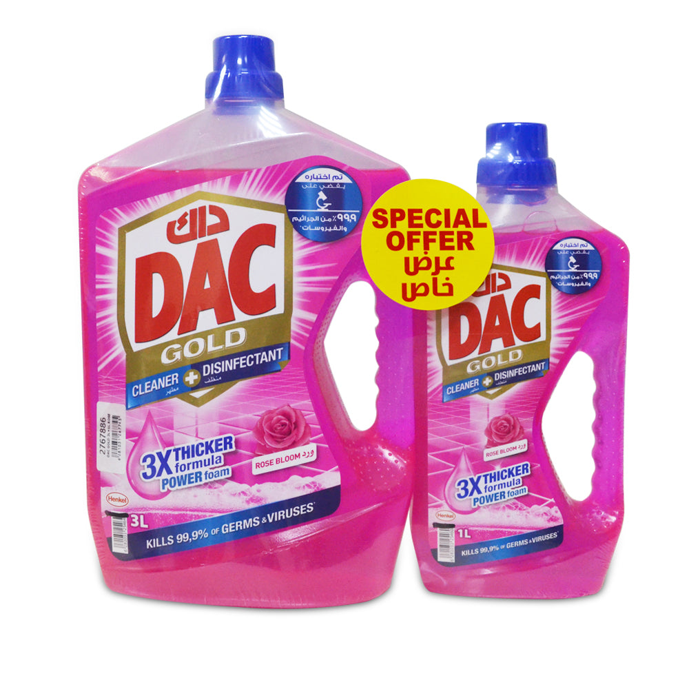 DAC Disinfectant Gold Rose 3L+1L