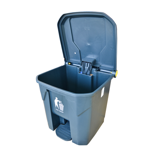 Garbage Can with Pedal 30L Grey