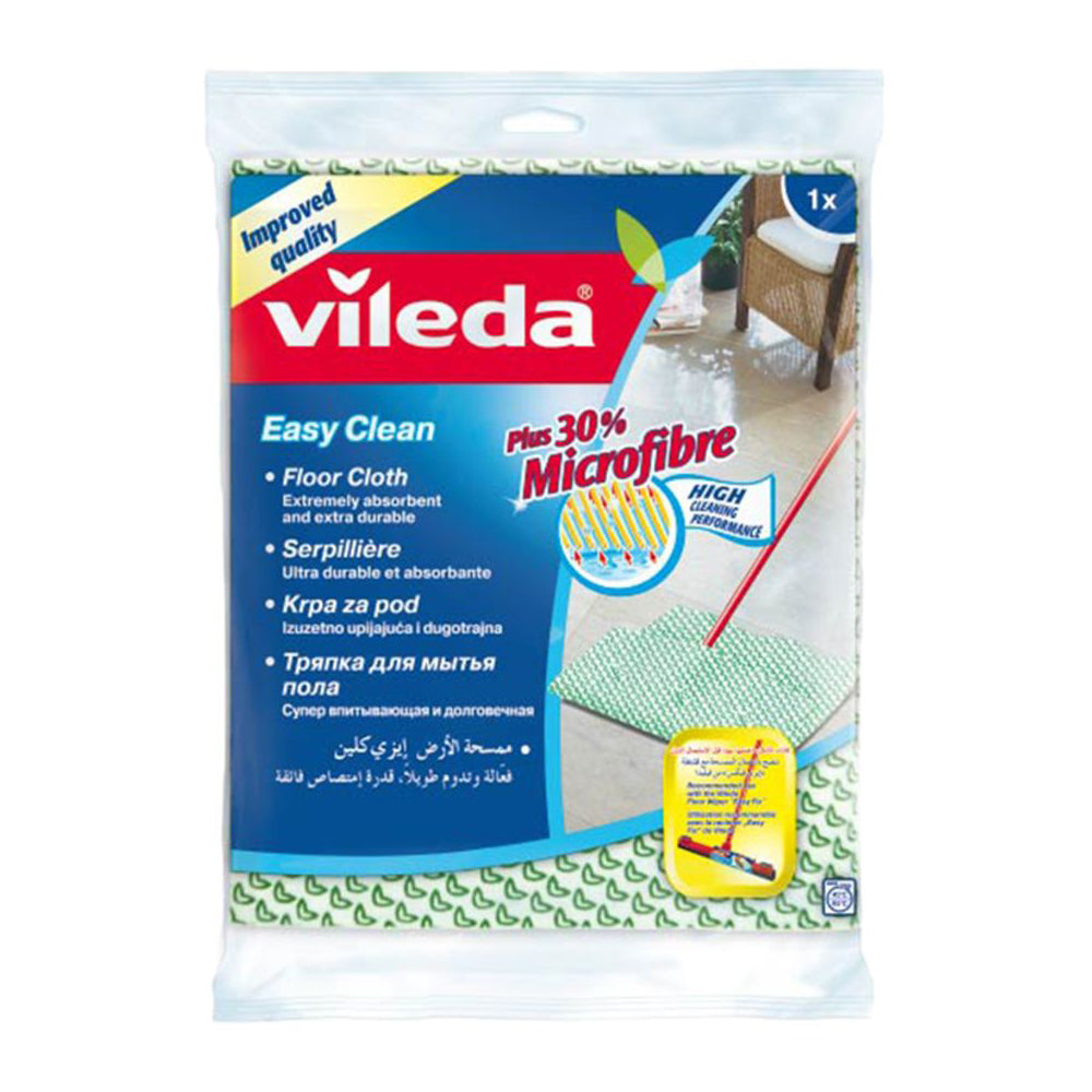 Buy Vileda Easy Clean Floor Cloth, Microfiber, Absorbent, Durable