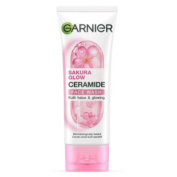 غسول الوجه غارنييه ساكورا غلو بالسيراميد - 100 مل