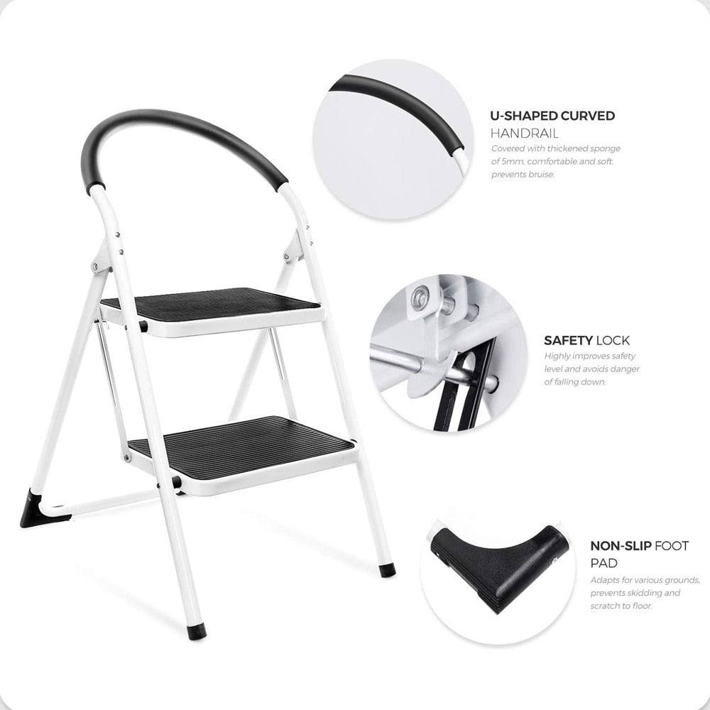 STEEL LADDER 2 STEPS