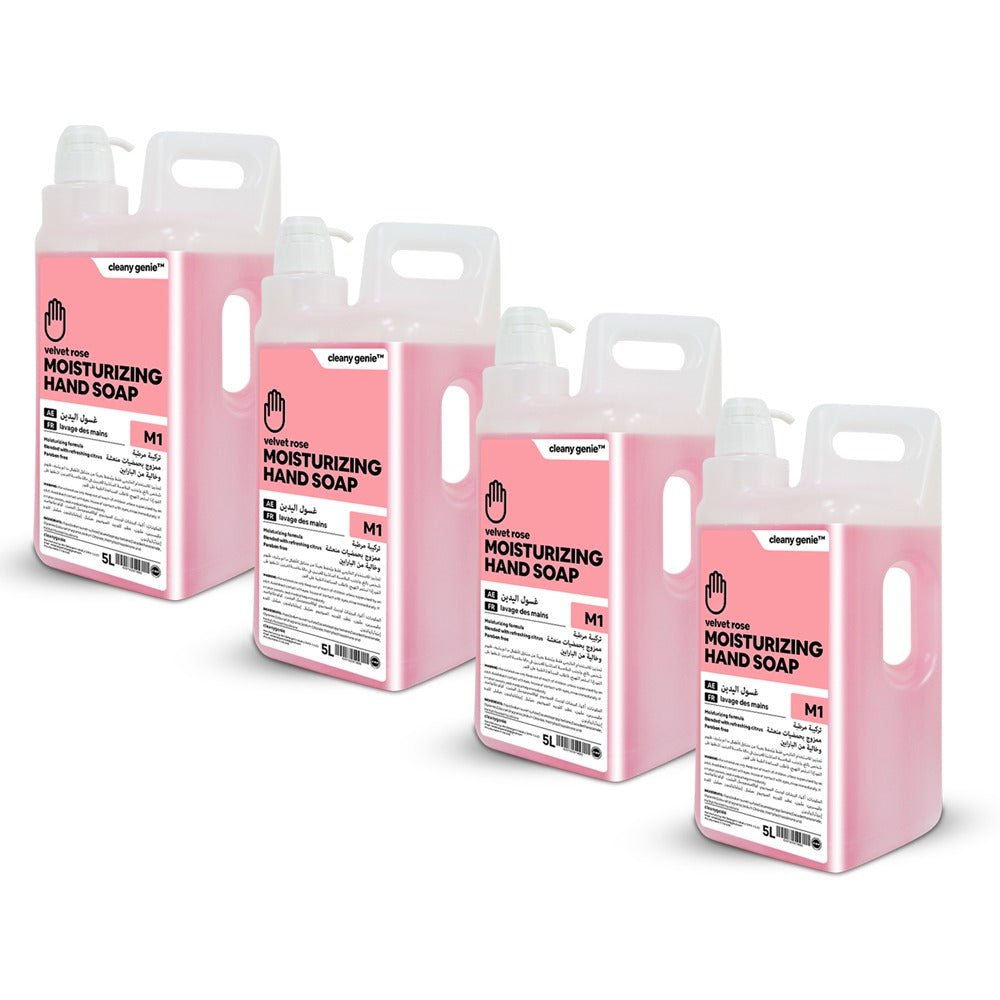 M1 Hand Soap  5L Velvet Rose | Pack of 4