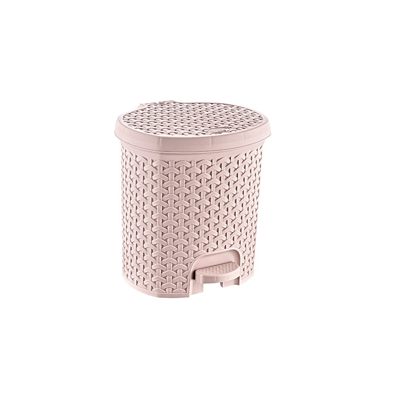 Rattan Pedal Dustbin No. 2 11.5L