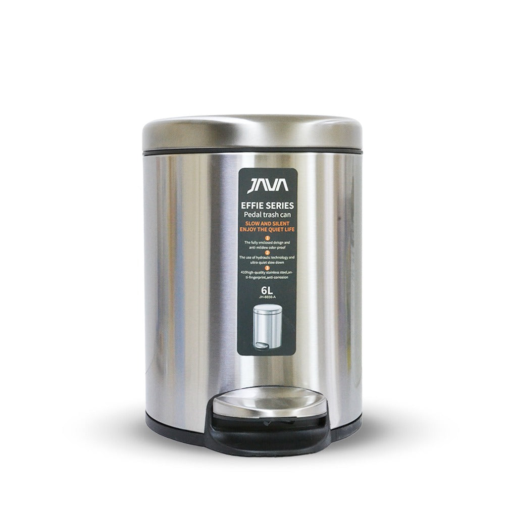 DUSTBIN 6L STEEL JAVA JH8856A