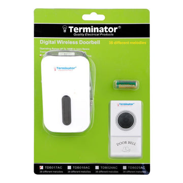 Terminator Door Bell Digital Wireless with 38 Different Melodies DC