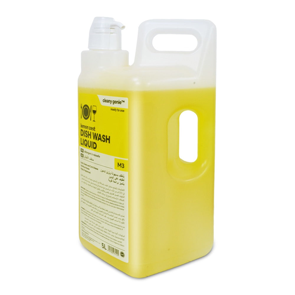 M3 Dishwash Liquid  5L Lemon Zest