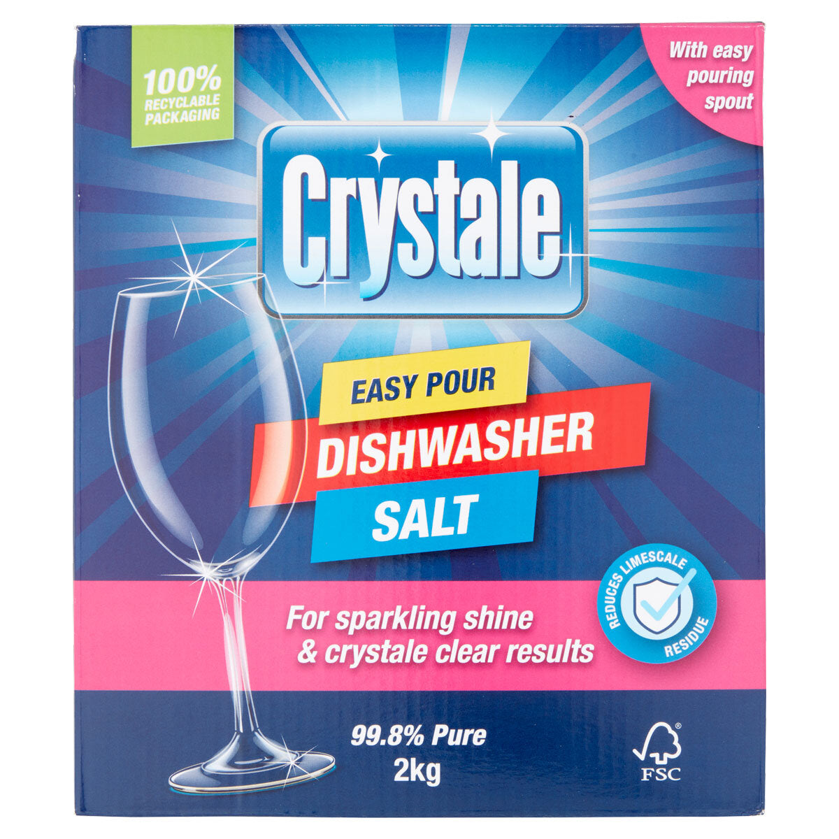 Crystal  Power Dishwasher Salt 2KG