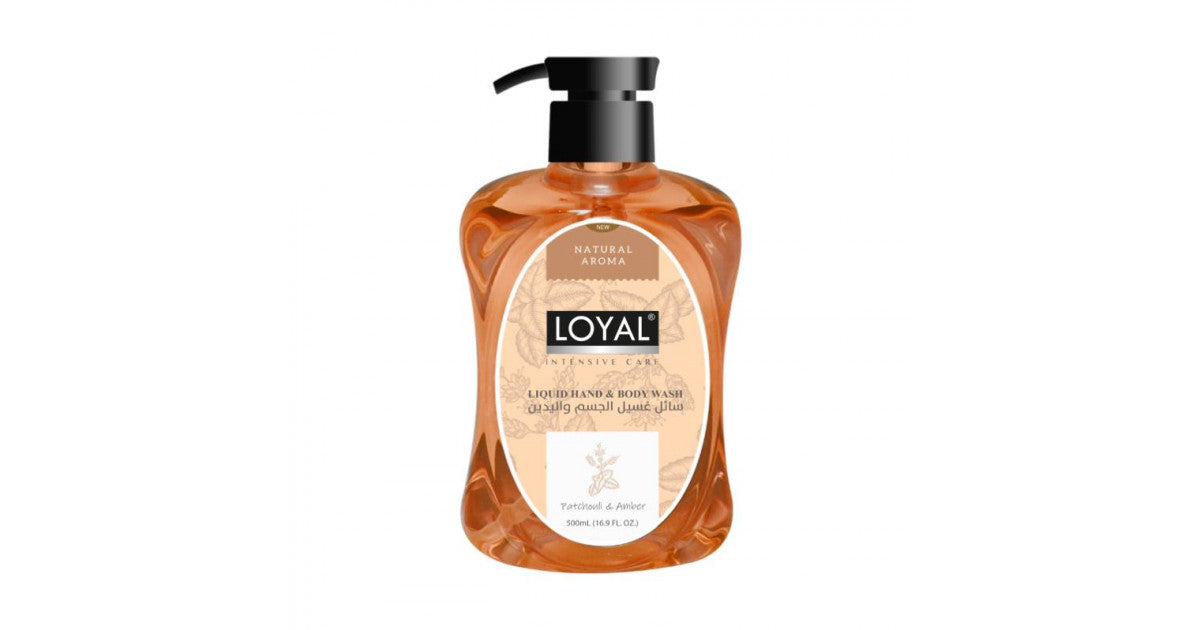 Loyal Liquid Hand & Body Wash 500ML Patchouli & Amber