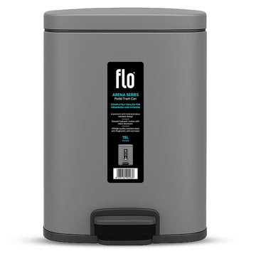 FLO S.S DUSTBIN - ARENA   TITANIUM GRAY 15L