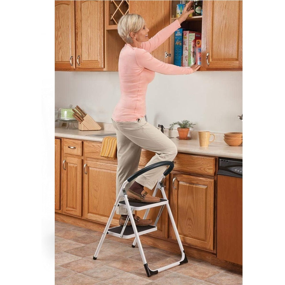 STEEL LADDER 2 STEPS