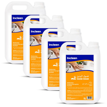 غسول اليدين إنكلين ٥ لتر | عبوة من ٤ قطع
