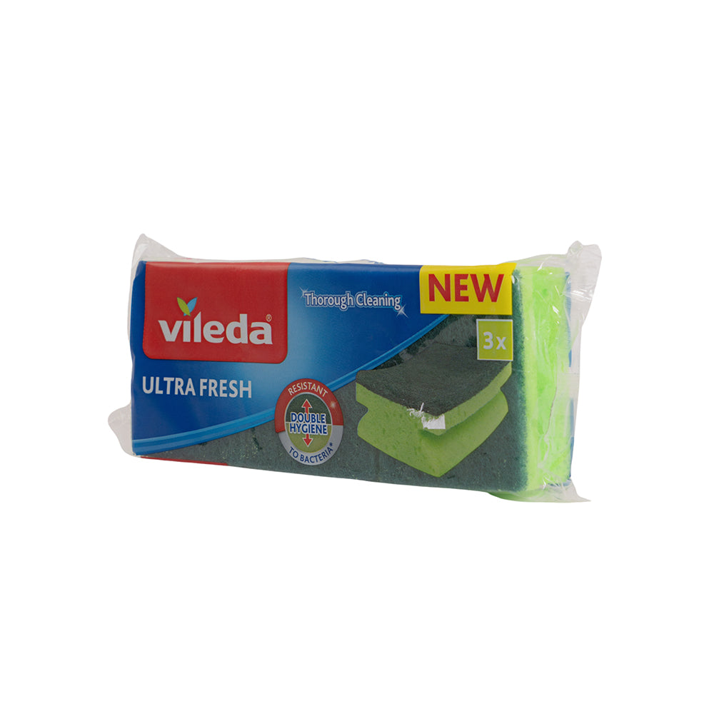 Vileda Ultra Fresh High Foam 3pcs