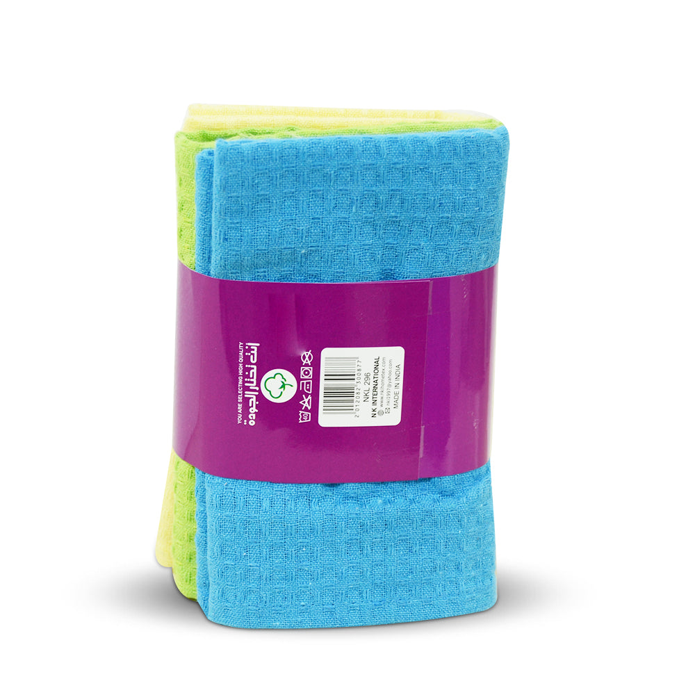 منشفة مطبخ على شكل حرف H مشط 3 قطع