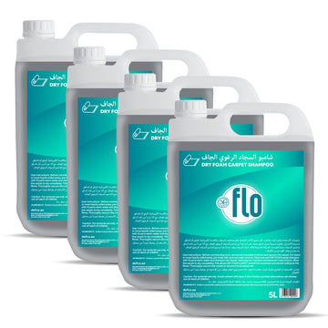 FLO Dry Foam Carpet Shampoo 5L   |   Pack of 4