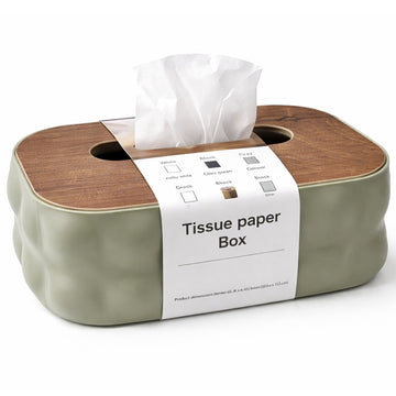 Tissue Box #1 Olive Green