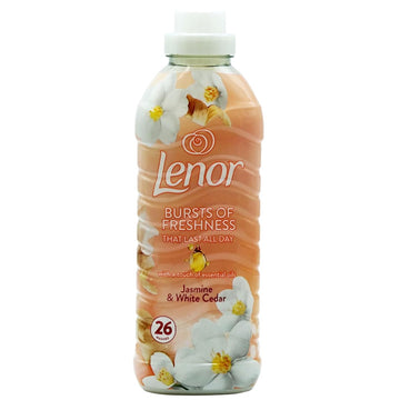 Lenor Fabric Softener Jasmine & White Cedar 858ML