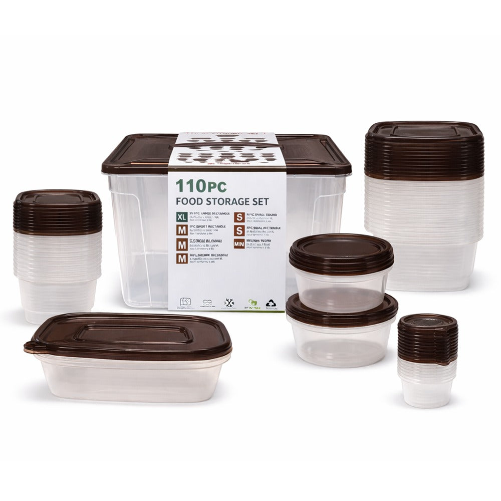Plastic Container 110 pcs Set PP