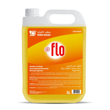 غسول الأطباق فلو بالليمون 5 لتر