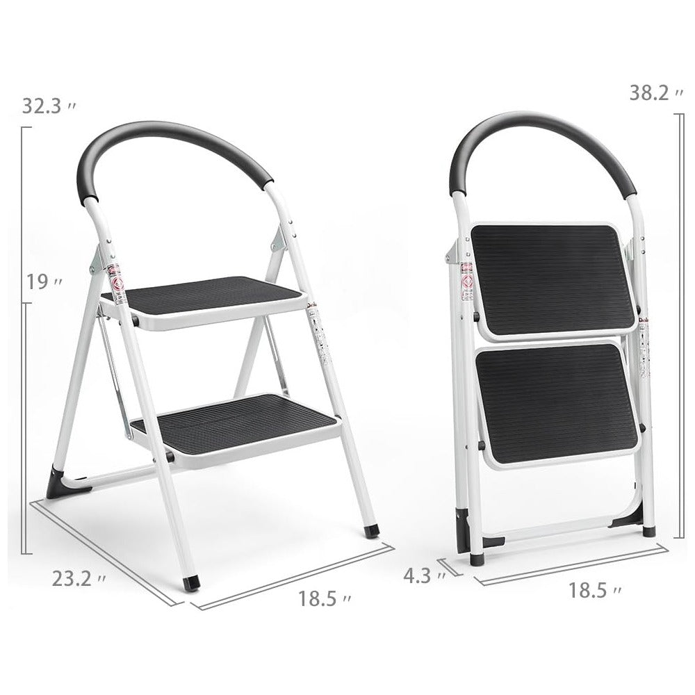 STEEL LADDER 2 STEPS