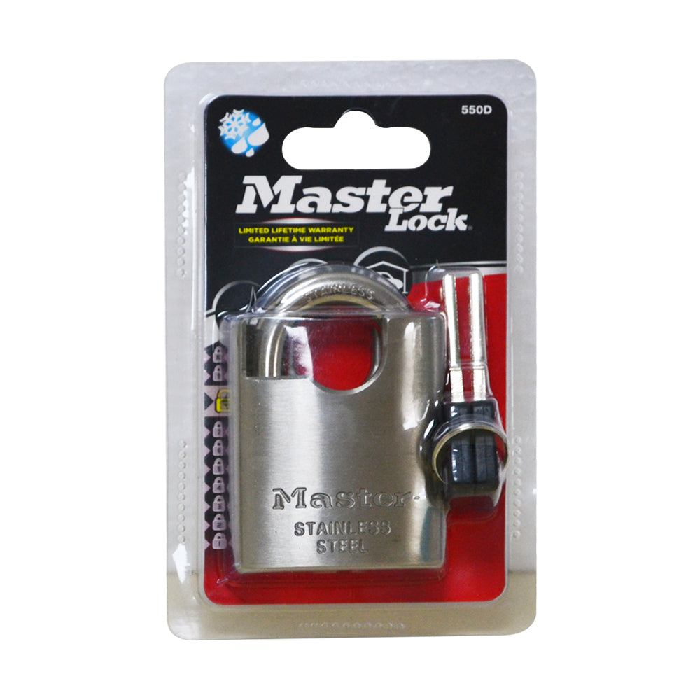 50mm Stainless Padlock 22mm Stainless Steel shackle Diam. 10mm - 5 pins