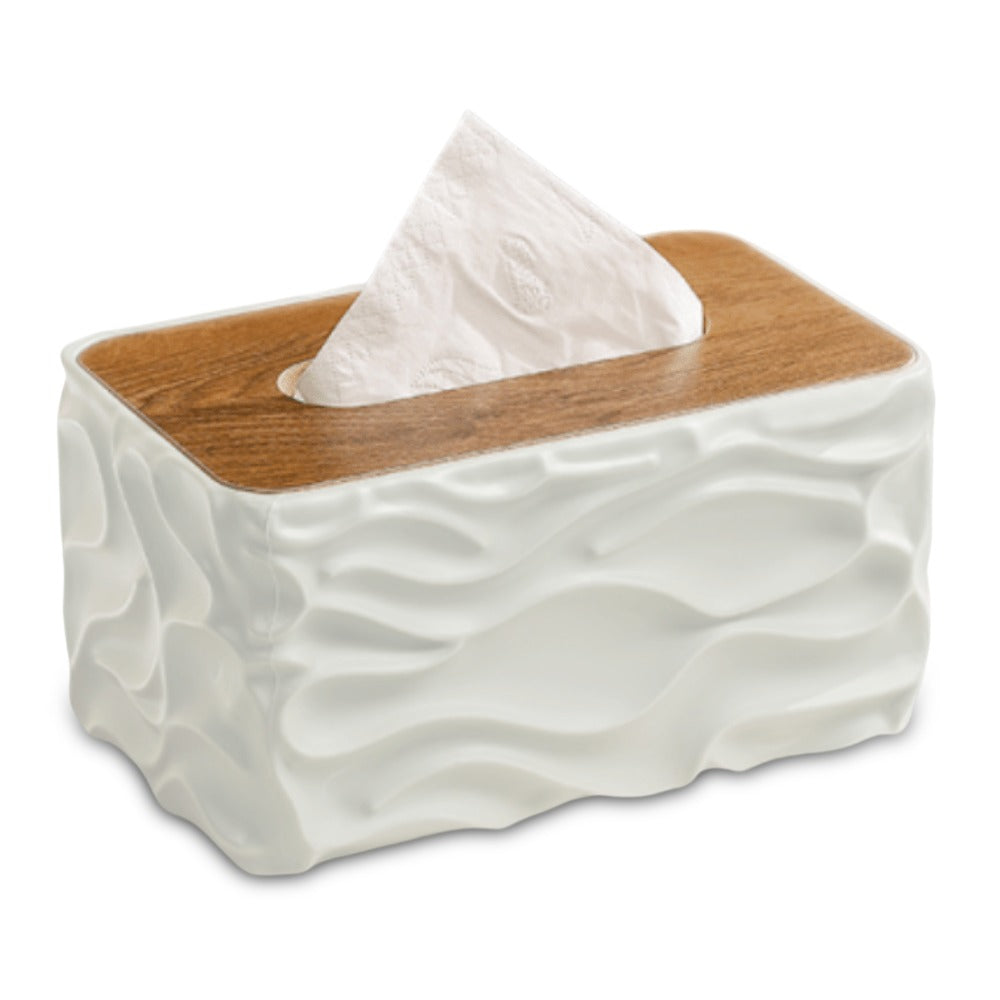 Tissue Box #6 White