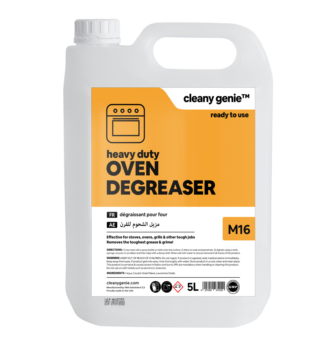 Oven Cleaner & Degreaser M16 | 5L