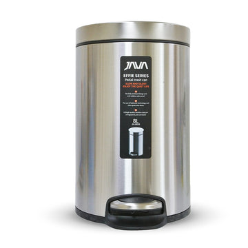 سلة مهملات فولاذية سعة 8 لترات JAVA JH8856