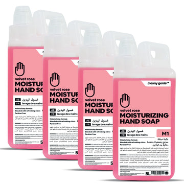 صابون يد M1 5 لتر فيلفت روز | حزمة من 4
