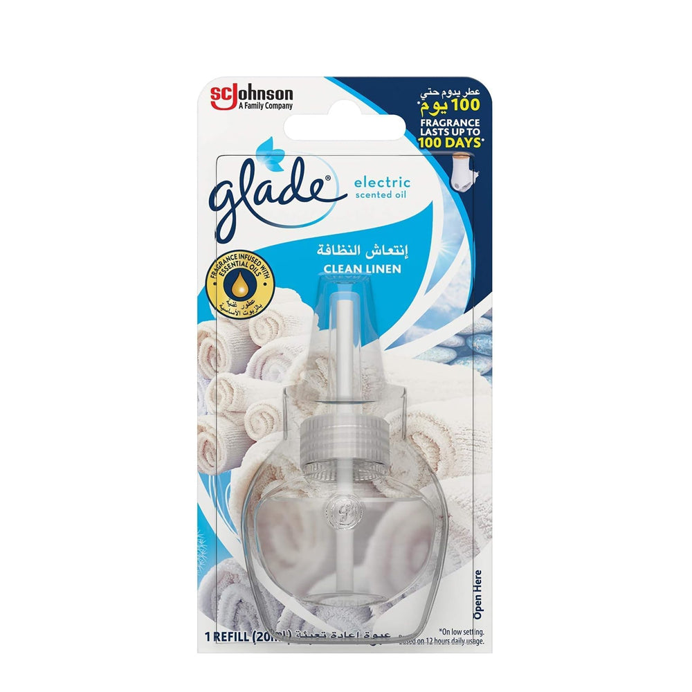 Glade Electric Scented Oil Clean Linen 20ml Refill