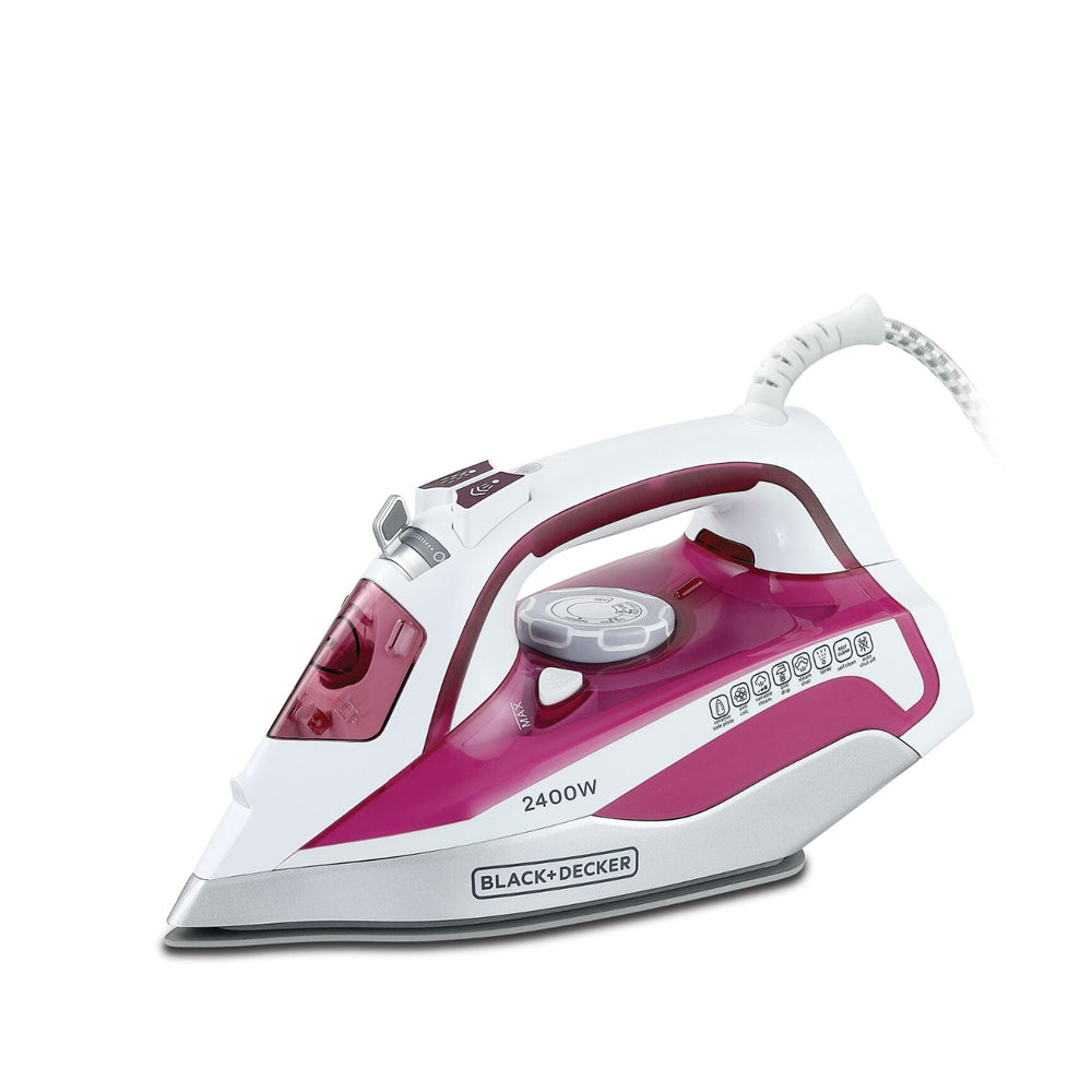 2400W Steam Iron with Ceramic Soleplate