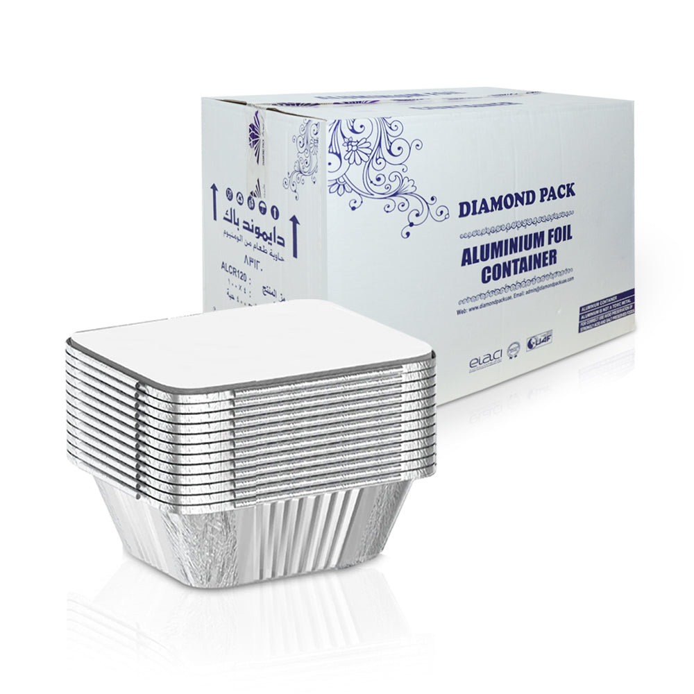 83241 Aluminum Container with Lids | Pack of 200 | CTN