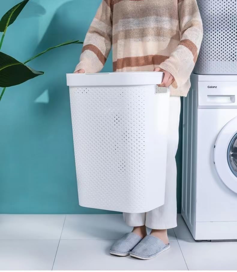 Laundry Basket932-1-White 50L