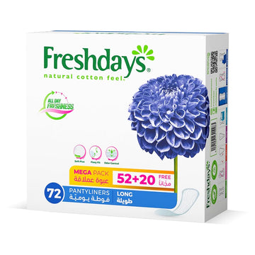 FRESHDAYS 72 PANTYLINERS LONG