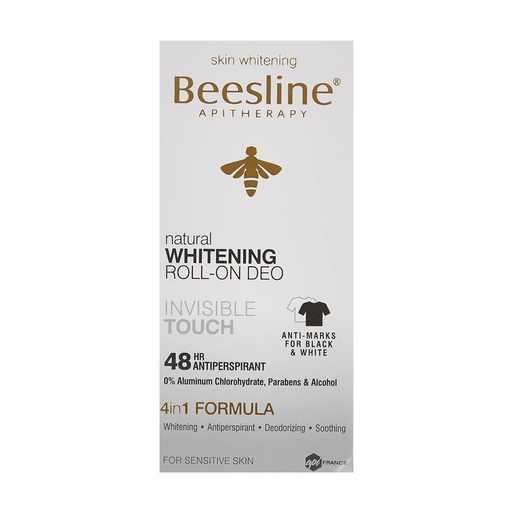 Beesline Whitening Roll On Fragranced Deo Invisible Touch 2X50ml