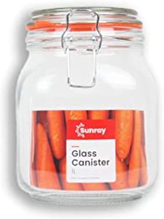 SUNRAY GLASS PRESSURE JAR 1000ML