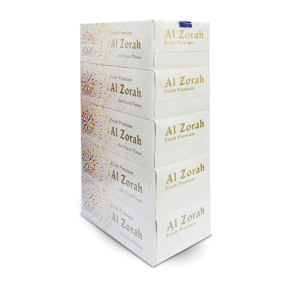 الزورة 200 ورقة مكونة من طبقتين، عبوة من 5 قطع