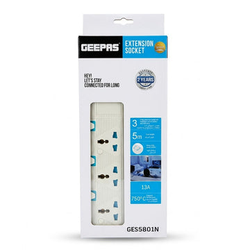 Extension Socket/3Way-5 M