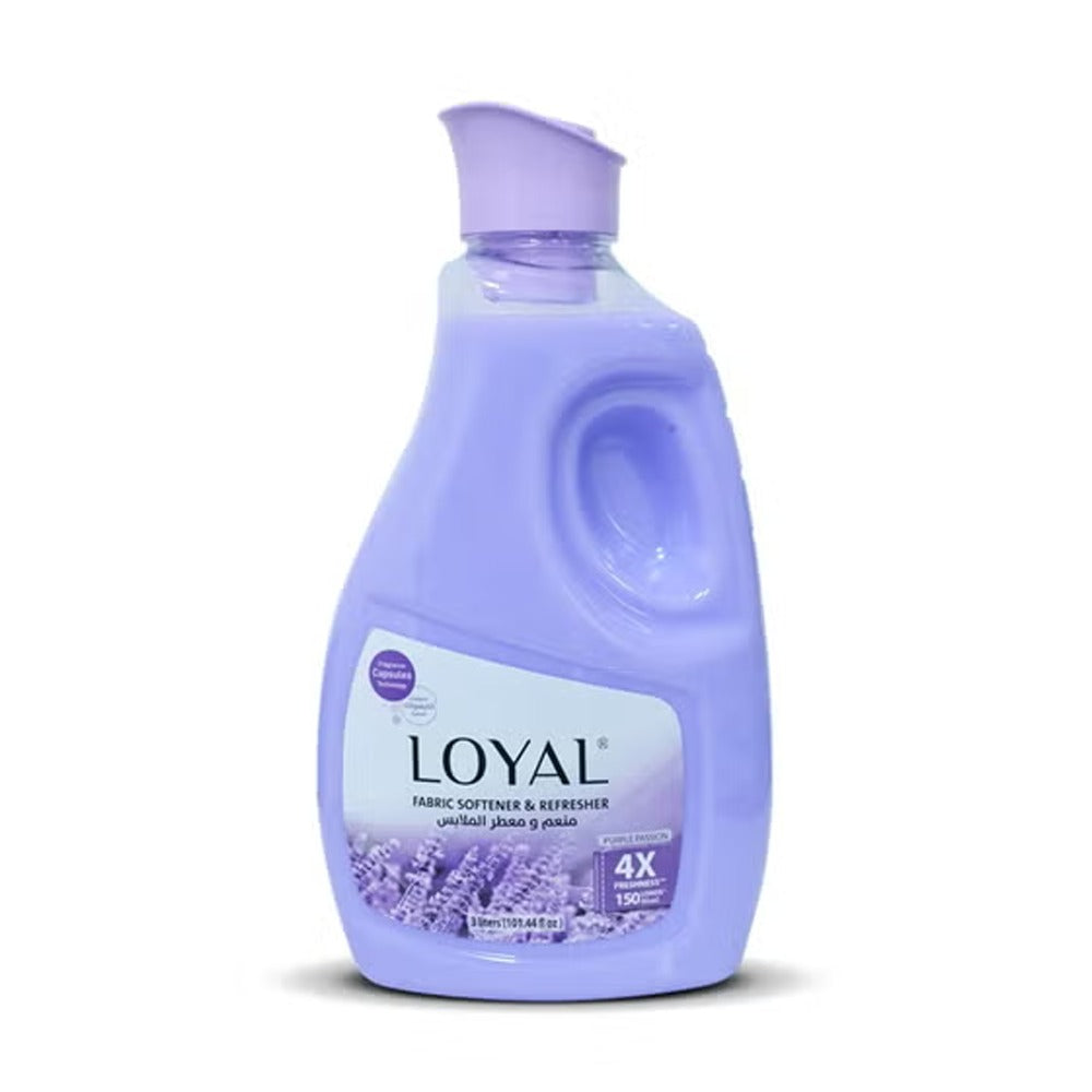 منعم ومنعش الأقمشة لويال ٣ لتر، بنفسجي
