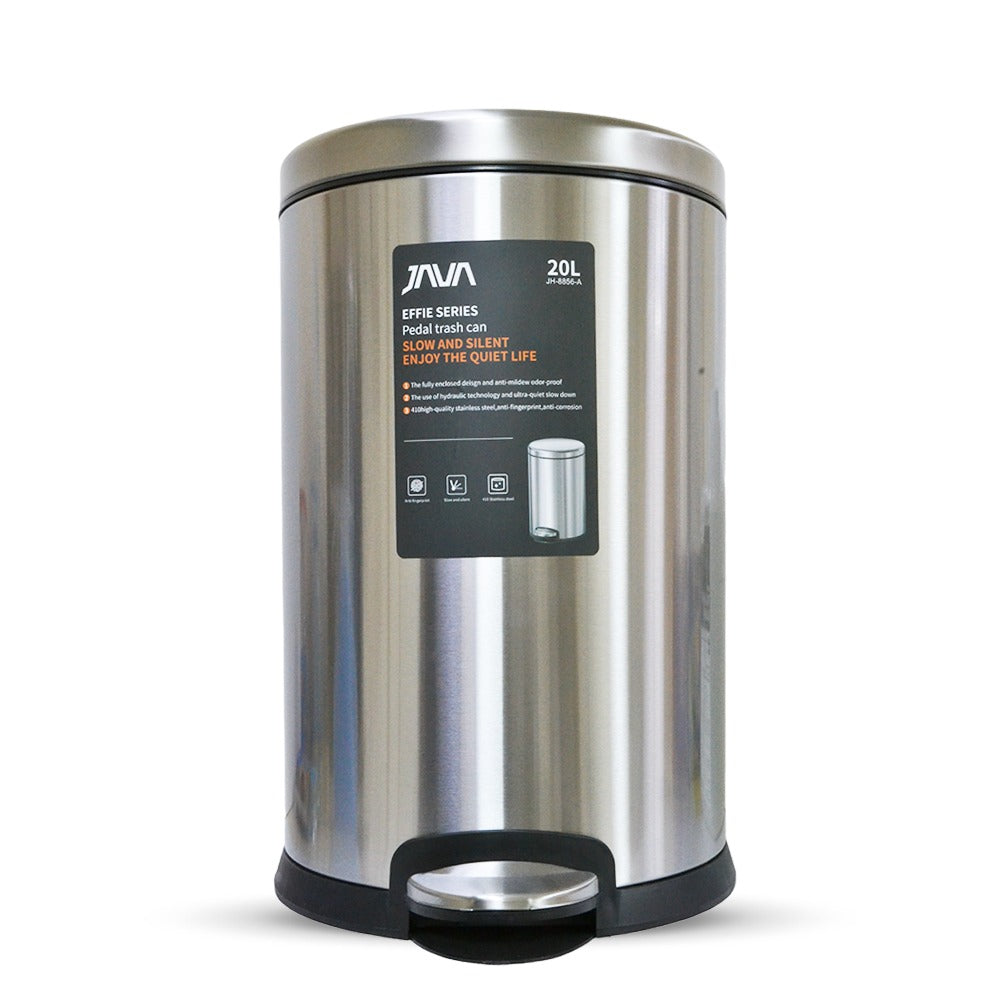 DUSTBIN 20L STEEL JAVA JH8856A