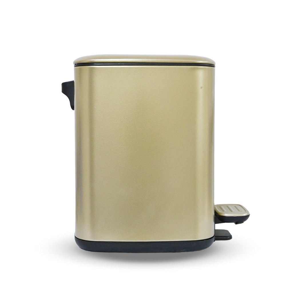 DUSTBIN 9L GOLDEN JAVA JH8857